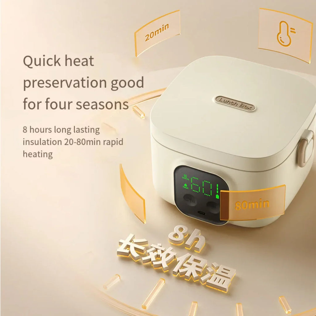 Portable Rechargeable Heated Lunch Box