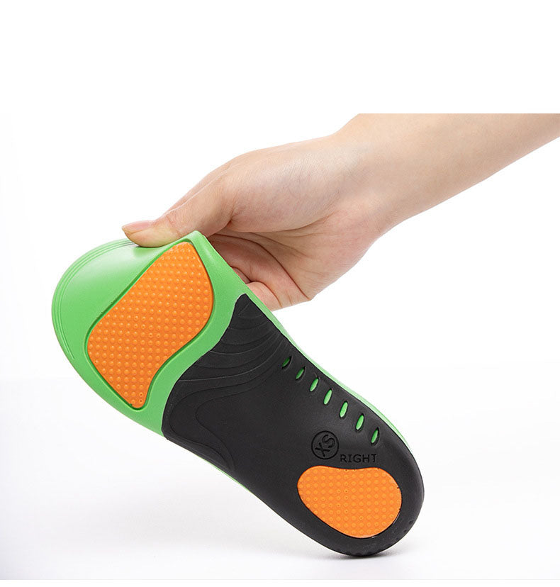 Flat foot correction insole leg shape correction shock-absorbing insole adjustable sports full pad