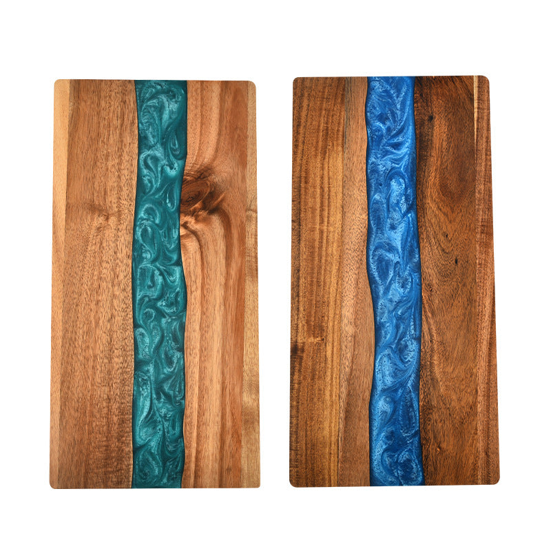 VARENI Ocean Wave Acacia Serving Board
