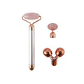 3-in-1 Electric Rose Quartz Facial Roller