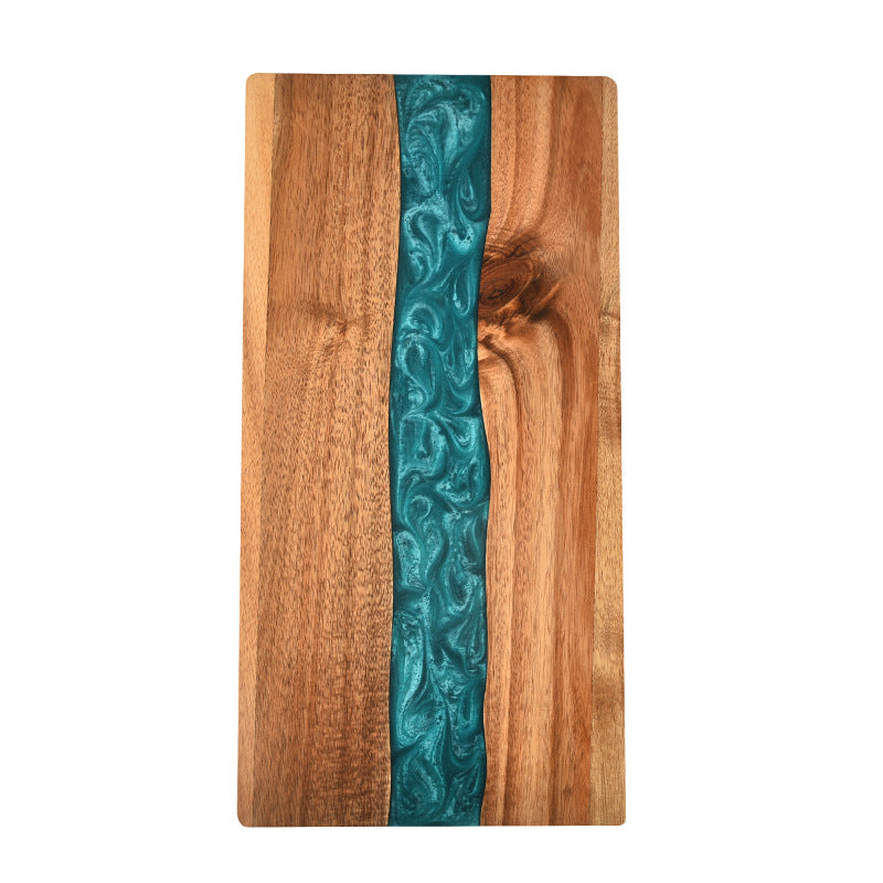 VARENI Ocean Wave Acacia Serving Board
