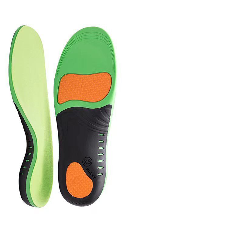 Flat foot correction insole leg shape correction shock-absorbing insole adjustable sports full pad